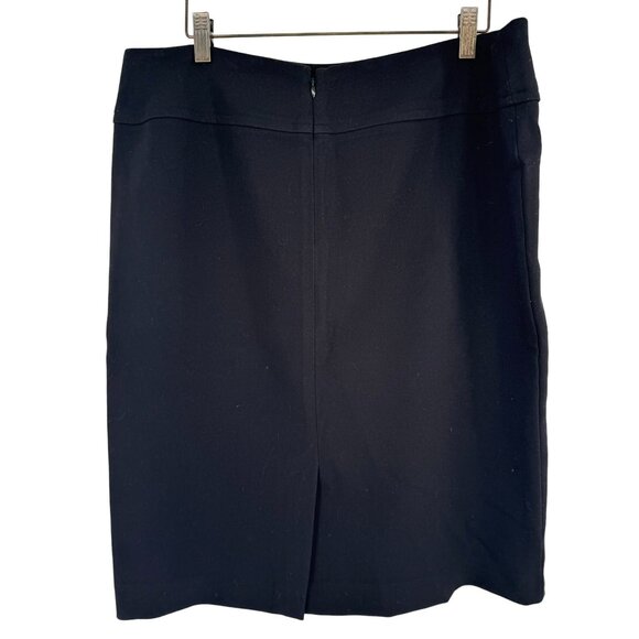 Talbots Womens Black straight Pencil Skirt Size 14 lined career - Picture 7 of 11